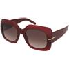 Boss by Hugo Boss Hugo Boss Boss 1730/S LHF/HA | Occhiali da Sole Graduati o Non Graduati | Prova Online | Plastica | Quadrati | Bordeaux | Adrialenti