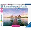 Ravensburger - Puzzle Rifugio Tropicale | Puzzle Per Adulti E Tutta La Famiglie | 1000 Pezzi | Dimensione Di 70x50cm | Regalo Adulti | Regali Natale