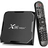 vanpaga Android 9.0 TV Box,Smart TV Box 4 + 64 GB Amlogic S905X3 Media Box, supporto8K/ 4K / 3D / BT4.0 / 2.4G + 5G Dual WiFi HDMI 3.0 Smart Media Player con telecomando