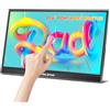 Thinlerain 15.6 Pollici Portatile Touch Screen Monitor USB C 1920 x 1080p IPS Schermo HDMI Esteso Portable Monitor per PC Smartphone Laptop Windows 7 8 10