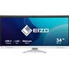 EIZO Monitor Eizo FlexScan EV3450XC-WT 34'' UWQHD IPS Webcam USB-C Bianco