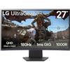 LG Monitor LG UltraGear 27GS60QX-B 27'' WQHD VA Curvo AMD Free-Sync 180Hz Nero