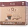 NOVELL - Capsule di caffè Intenso Residuo 0 | 50 Unità | Capsule compatibili con Nespresso | Sapore Intenso e Aromatico per Espresso e Ristretto | Impegno Ecologico con Capsule 100% Compostabili