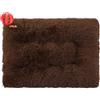 DOTBUY-SHOP Cuccia Cane Interno Rettangolare, Peluche Cuccia Gatto e Cane Cuscino per Cani, Lavabile e Morbido Cuscino per Animale Domestico, per Grandi Gatti e Cani (45X30CM,caffè)