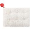 DOTBUY-SHOP Cuccia Cane Interno Rettangolare, Peluche Cuccia Gatto e Cane Cuscino per Cani, Lavabile e Morbido Cuscino per Animale Domestico, per Grandi Gatti e Cani (45X30CM,Bianco)