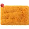 DOTBUY-SHOP Cuccia Cane Interno Rettangolare, Peluche Cuccia Gatto e Cane Cuscino per Cani, Lavabile e Morbido Cuscino per Animale Domestico, per Grandi Gatti e Cani (45X30CM,Giallo Oro)