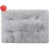 DOTBUY-SHOP Cuccia Cane Interno Rettangolare, Peluche Cuccia Gatto e Cane Cuscino per Cani, Lavabile e Morbido Cuscino per Animale Domestico, per Grandi Gatti e Cani (45X30CM,Grigio)