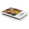 Laica KS1040 Bilancia da Cucina Elettronica, Vetro Temperato, Tasti Touch Sensor, 5 kg