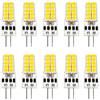 Cuasting - Lampadina LED G4 AC/DC12V-24V 3W LED G4 20LED 360 angolo di fascio luce 2835SMD sostituisce 30W lampada alogena, caldo