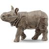 SCHLEICH 14860 CUCCIOLO DI RINOCERONTE INDIANO, da 3 anni, WILD LIFE - Figura, 7 x 2 x 5 cm