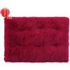 DOTBUY-SHOP Cuccia Cane Interno Rettangolare, Peluche Cuccia Gatto e Cane Cuscino per Cani, Lavabile e Morbido Cuscino per Animale Domestico, per Grandi Gatti e Cani (45X30CM,Borgogna)