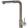 Plados VEMIXEXTL-N3 Miscelatore cucina monocomando con canna a 90° e doccia estraibile VEMIXEXTL finitura N3 nanoSTONE ARGAN