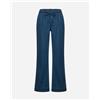 Deha Denim Palazzo W - Pantalone - Donna - Blu