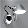 Artemide Tolomeo micro faretto alluminio halo eco E14 46W - senza interruttore