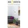 Mantra applique bora bora bianca tonda d. 27 cm led 16W