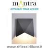 Mantra applique Triax grigio scuro led 8W