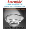 Artemide gruppo cob led 3000° Kelvin e dissipatore ricambio Pirce led