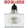 Egoluce faretto da incasso tappo mini gu10 bianco