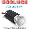 Egoluce kit cob led 8.7W 3000°K fascio 40°