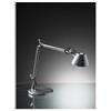 Artemide Tolomeo micro tavolo parabola alluminio brillante completa di base