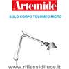 Artemide Tolomeo micro solo corpo alluminio E14