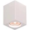 Molveno Lighting Faretto in gesso parallelepipedo H 9 a soffitto