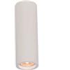 Molveno Lighting Faretto in gesso cilindrico H 17 a soffitto