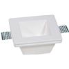 Molveno Lighting Faretto in gesso quadrato alto da incasso