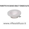 Molveno Lighting Faretto in gesso rotondo alto da incasso