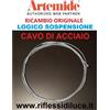 Artemide kit 3 cavi di acciaio ricambio Logico 3X - Logico mini 3X - sospensione