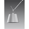 Artemide tolomeo sospensione decentrata con diffusore in Raso diametro 32 cm