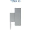 Platek Tetra 75 applique da esterno a una luce colore alluminio