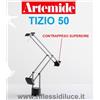 Artemide Tizio 50 standard nera contrappeso piccolo braccio superiore