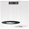 CINI&NILS Cini & Nils passepartout 55 sospensione led dimmerabile nero opaco