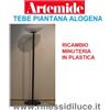 Artemide minuteria in plastica ricambio per piantana tebe