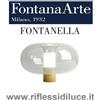 FontanaArte Fontana Arte fontanella grande base ottone