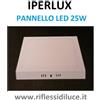 Iperlux plafoniera led quadrata295X 295 mm led 25W luce bianca calda