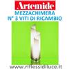 Artemide ricambio mezzachimera N° 3 viti