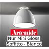 Artemide nur mini gloss halo soffitto bianco