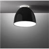 Artemide nur mini gloss halo soffitto nero