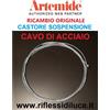Artemide cavetto di acciaio ricambio Castore 25 - 35 - 42 sospensione