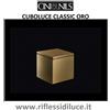 CINI&NILS Cini & Nils Cuboluce oro opaco con lampadina led E14 3W