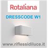 Rotaliana dresscode W1 bianca led 16W 3000° K dimmer