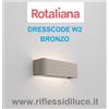 Rotaliana dresscode W2 bronzo led 29W 3000° K on/off