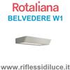 Rotaliana Belvedere W1 champagne led 3000° K on/off