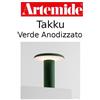 Artemide Takku verde anodizzato