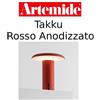 Artemide Takku rosso anodizzato