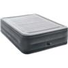 Intex Materasso matrimoniale autogonfiante intex airbed dura-beam comfort-plush high-rise colore grigio chiaro e pompa integrata, 152x203x56 cm - cod. 64418nd