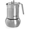 Barazzoni Moka Caffettiera CaffeTUMMY 4 Tz-Adatta ai Piani ad Induzione, Acciaio Inox