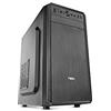 NOX XTREME PRODUCTS Nox LITE030 - NXLITE030 - Case PC, frontale con finitura spazzolata, alimentatore ATX 500W preinstallato, compatibile con schede madri ATX, micro ITX, colore nero